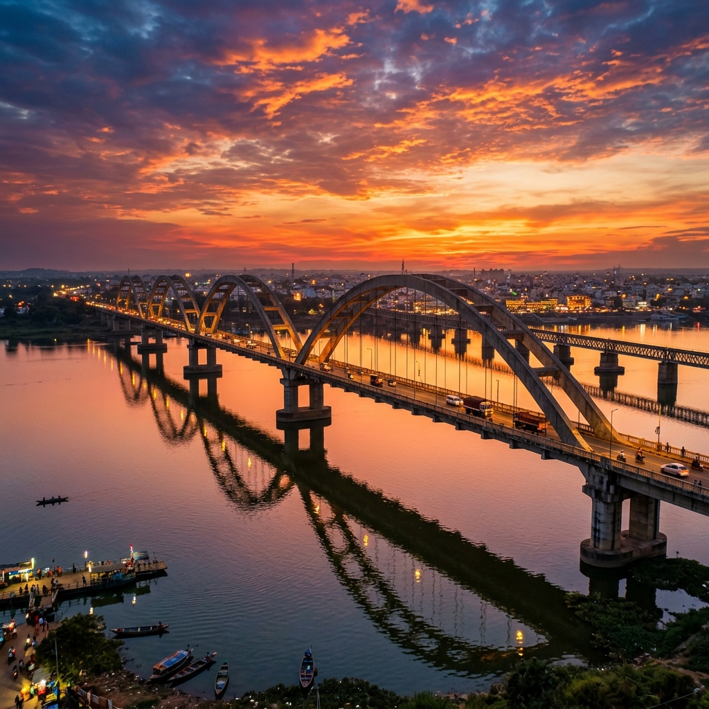 Godavari Arch Bridge, Rajahmundry